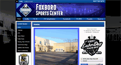 Desktop Screenshot of foxborosportscenter.com